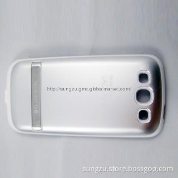 Black / White optional backup battery charger case for samsung s3